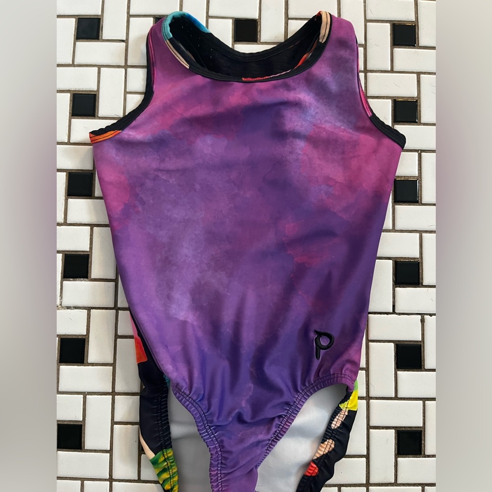 Limited addition Plum practice wear leotard - child medium